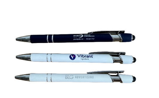Imprinted Alexandria Satin Touch Stylus Pens